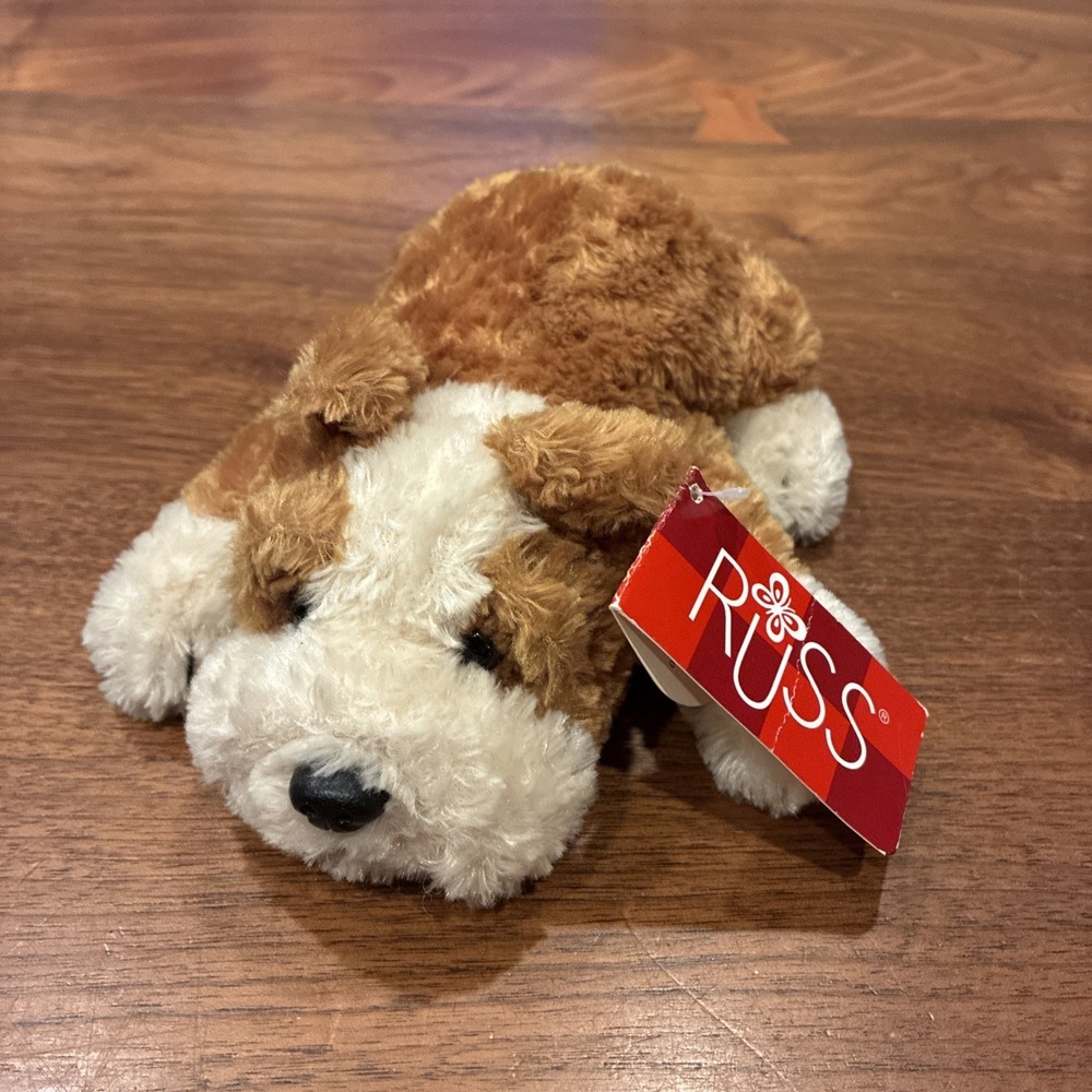 Russ‎ Brandy Flopples 5" Plush Luv Pets Dog Beanie Soft Flopples